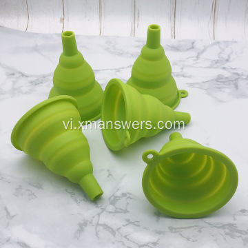 Nhà bếp gia dụng phễu silicone gia vị phễu rượu